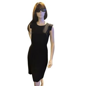 J.Crew Black Size 2 Resume Italian Wool Dress, NWOT